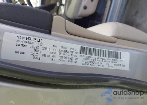 2015 Jeep Grand Cherokee Laredo из США, поврежденный, VIN 1C4RJFAG5FC761293